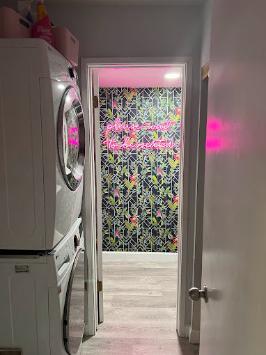 laundry room and bathroom